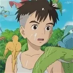 Мальчик и птица
